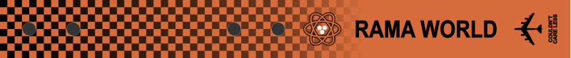 343 BS Checkered-to-Orange Gradient Bag Tag, Barksdale AFB