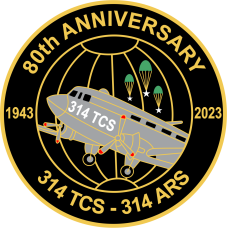 Image for 314 ARS 80th Anniversary Patch