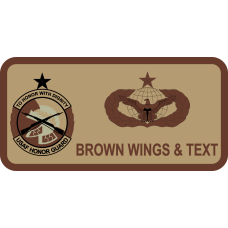 Image for Honor Guard Desert Name Tag