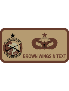 Image for Honor Guard Desert Name Tag