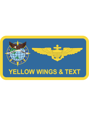 Image for U.S. Pacific Command Name Tag 2026 Yellow Border