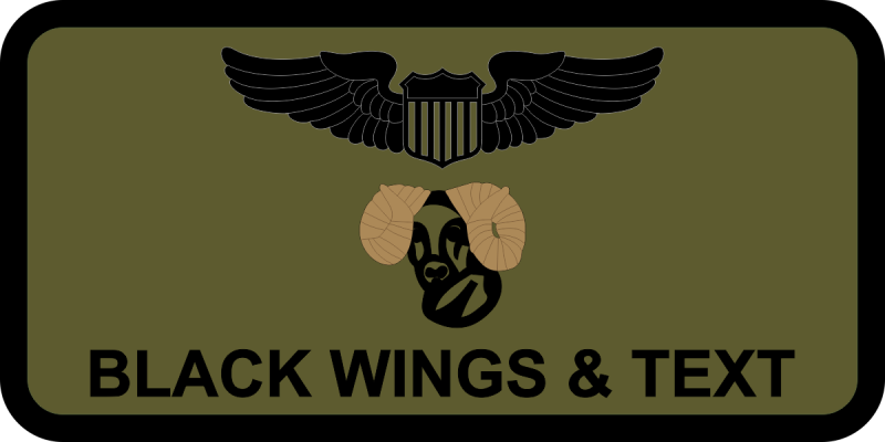 310 SOS Ram Name Tag