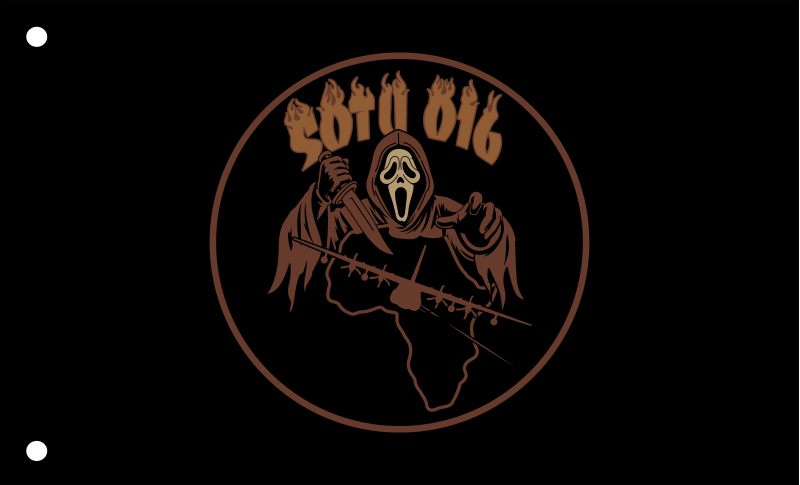 16 SOS SOTU 016 Scream AC-130 Reaper Single-Sided 3'x5' Flag, Cannon AFB