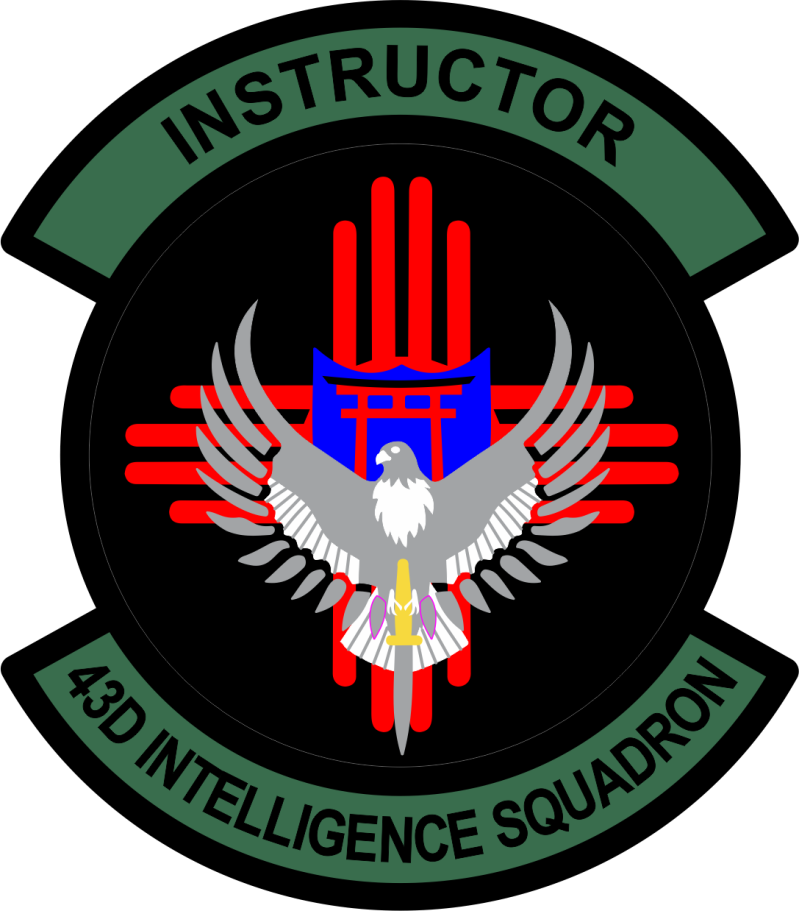 43 IS Born Under Fire Instructor Patch