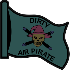 Image for 12 SOS Dirty Air Pirate Subdued Patch