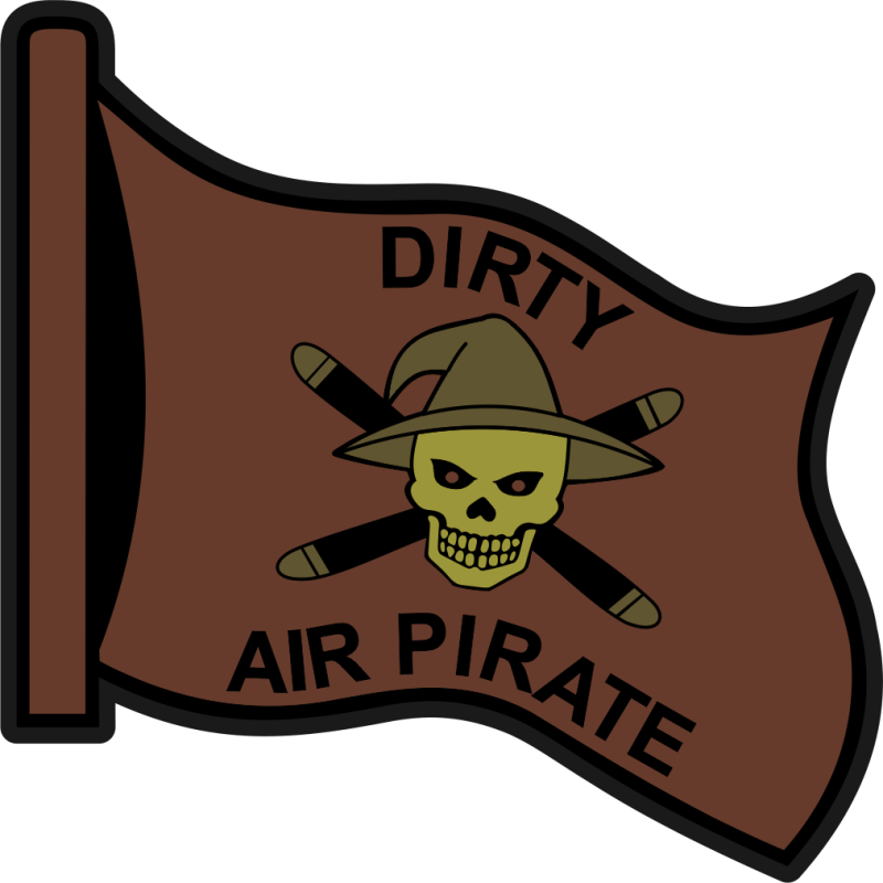 12 SOS Dirty Air Pirate OCP Patch