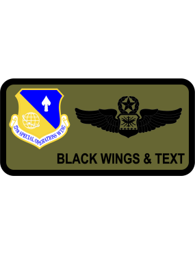 Image for 27 SOW  Full Color Shield Name Tag