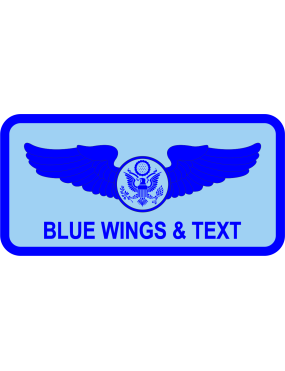 Image for 437 OG Light Blue Name Tag