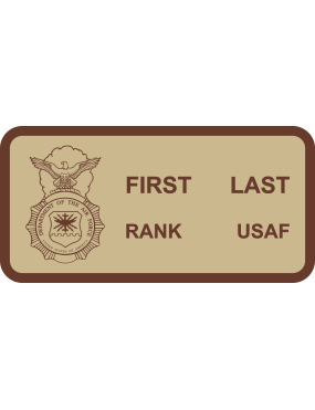 Image for 628 SFS  Desert Name Tag