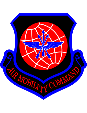 Image for 15 AS AMC Black, Red,White & Blue Patch