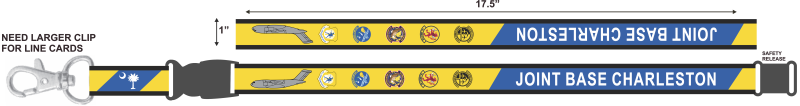15 AS Joint Base Charleston Lanyard