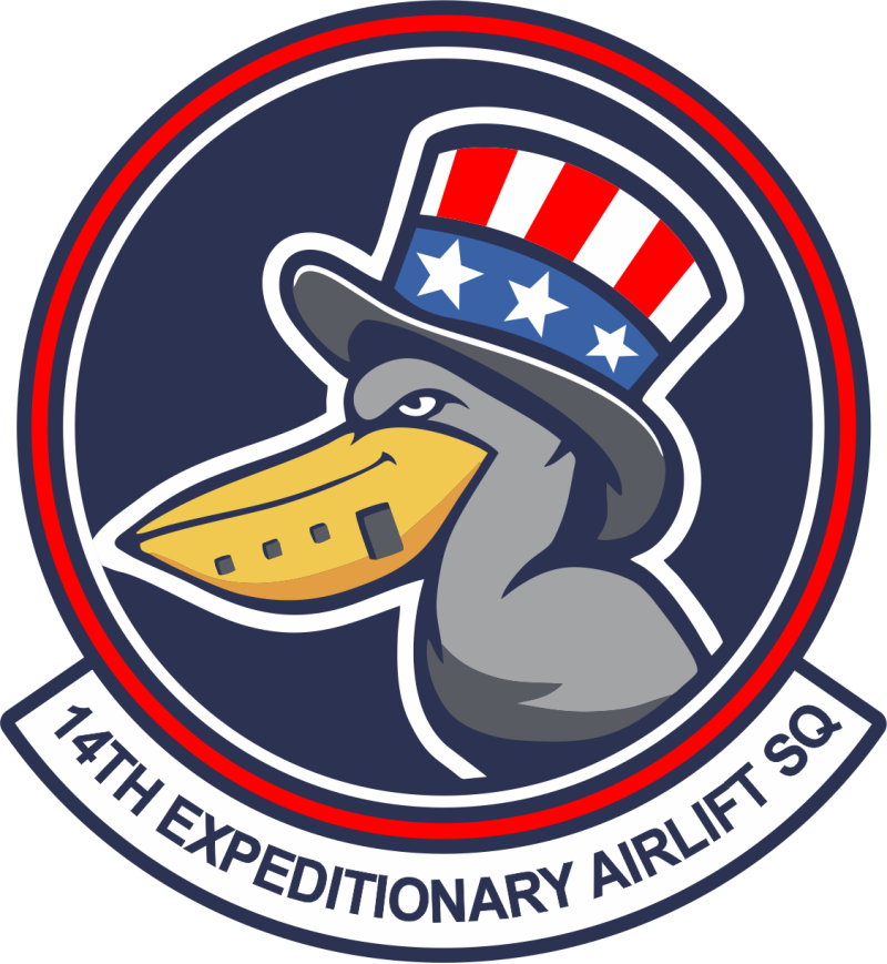 14 EAS PVC Presidential Pelican Full Color Patch