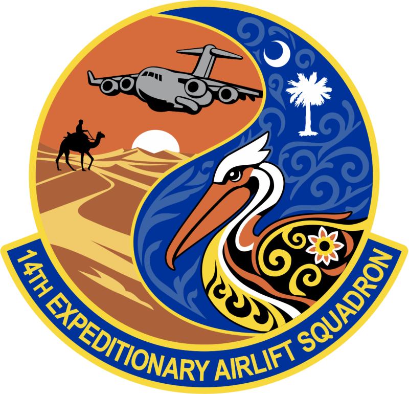 14 EAS Duality Half Orange / Half Blue Full Color Patch