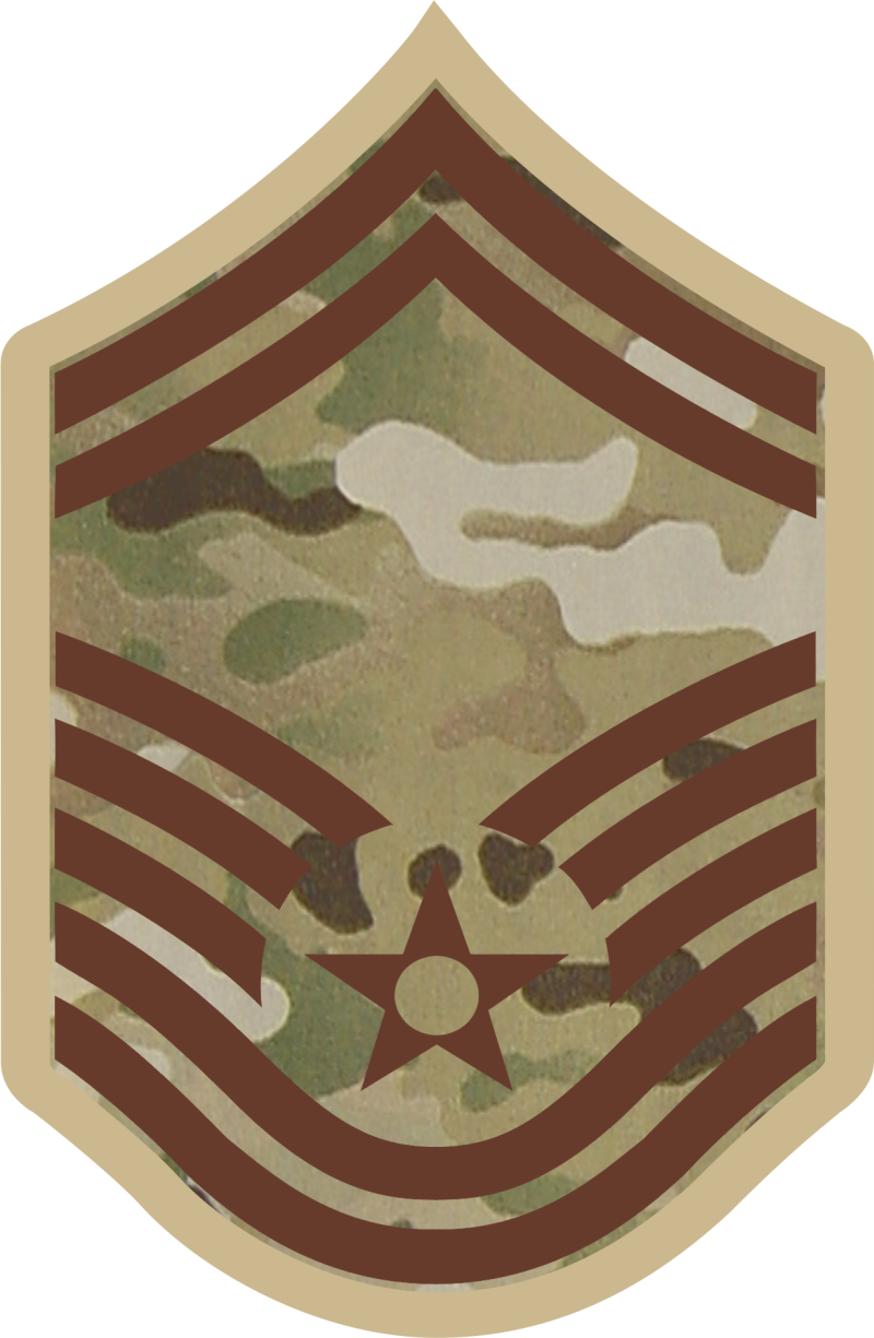 SMSgt Stripes OCP - 6" Patch