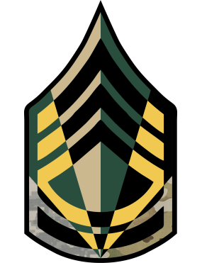 Image for Army SFC Chevron 6 Panel Patch