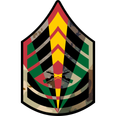 Image for USMC Chevron E-7 Master Gunnery SGT 7 Panel - 7"