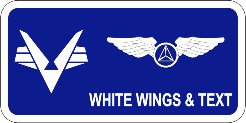 Civil Air Patrol AF 2026 Logo Blue Name Tag  
