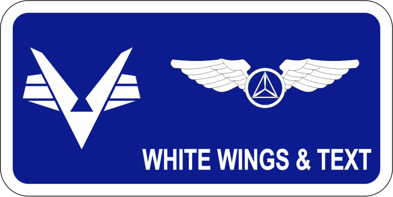Civil Air Patrol AF 2026 Logo Blue Name Tag  