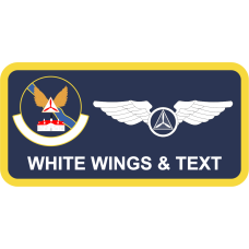 Image for Mount Vernon Composite SQ Navy Name Tag