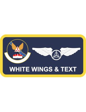 Image for Mount Vernon Composite SQ Navy Name Tag