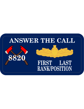 Image for US Coast Guard Unit 100140 Name Tag