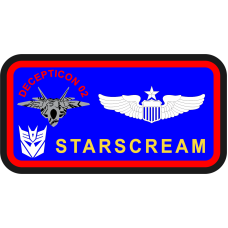 Image for Decepticon "Starscream" Name Tag
