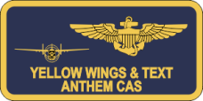 Image for Anthem Commercial Air Services Yellow border Name Tag