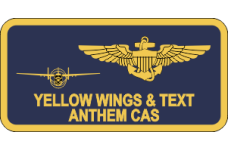 Image for Anthem Commercial Air Services Yellow border Name Tag