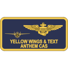 Image for Anthem Commercial Air Services Yellow border Name Tag