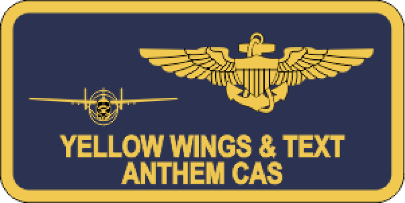 Anthem Commercial Air Services Yellow border Name Tag