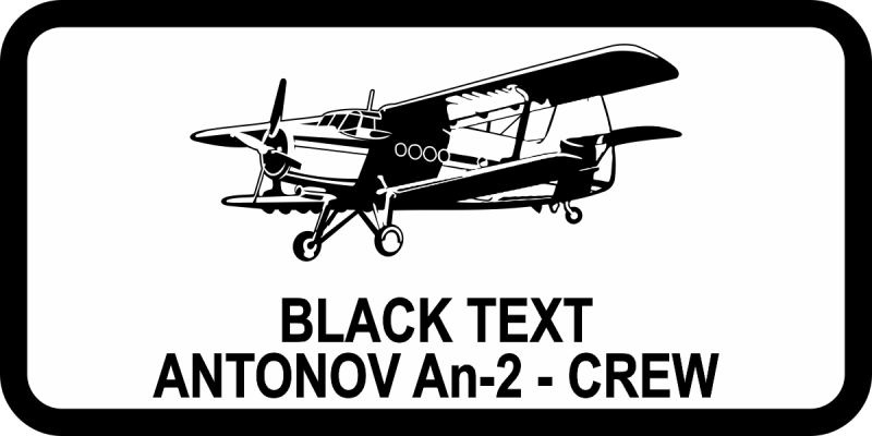Antonov AN-2 Name Tag