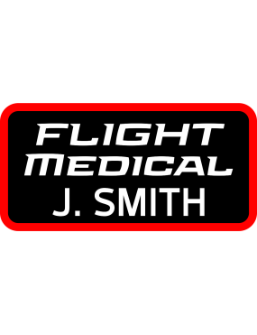Image for CSI Aviation Flight Medical Name Tag