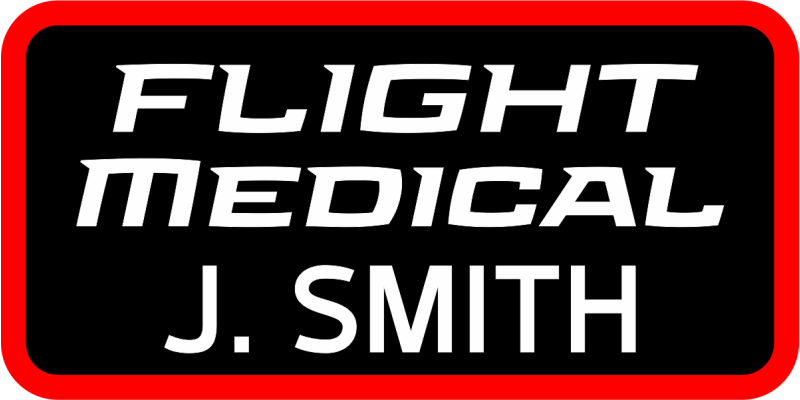 CSI Aviation Flight Medical Name Tag