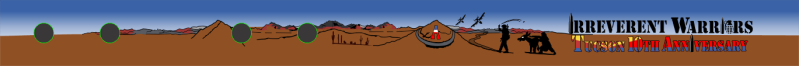 Irreverent Warriors Tucson 10th Anniversary Bag Tag