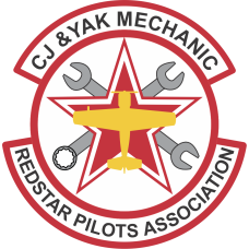 Image for CJ & YAK Mechanic Redstar Pilots Association Patch