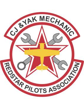 Image for CJ & YAK Mechanic Redstar Pilots Association Patch