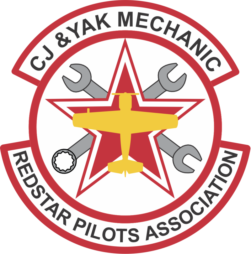 CJ & YAK Mechanic Redstar Pilots Association Patch 