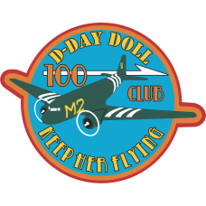 Image for D-Day Doll 100 Club Keep Her Flying Patch