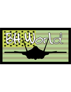Image for BH World Flag with F-22 Patch