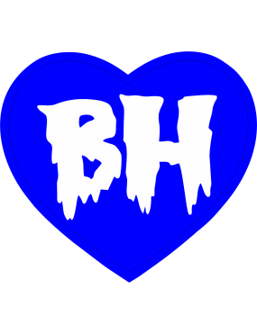 Image for BH World Blue Heart Patch