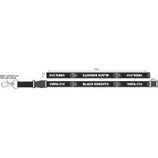 Image for VMFA-314 Black Knights Lanyard