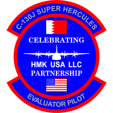 Image for HMK USA C-130J Evaluator Pilot Patch