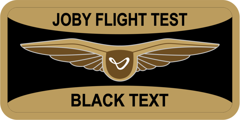 Joby Aviation Inc Name Tag