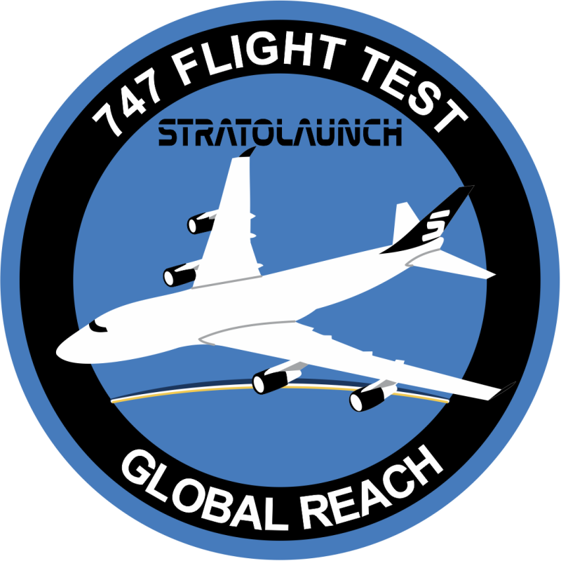 Stratolaunch 747 Flight Test Global Reach Patch 