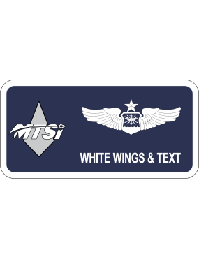 Image for Modern Technology Solutions, Inc (MTSI) Blue Name Tag