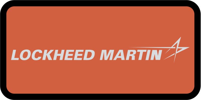 Lockheed Martin Star Logo Orange Patch