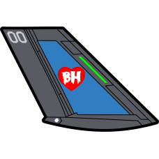 Image for BH World F-35 Blue Panel Tail PVC Patch