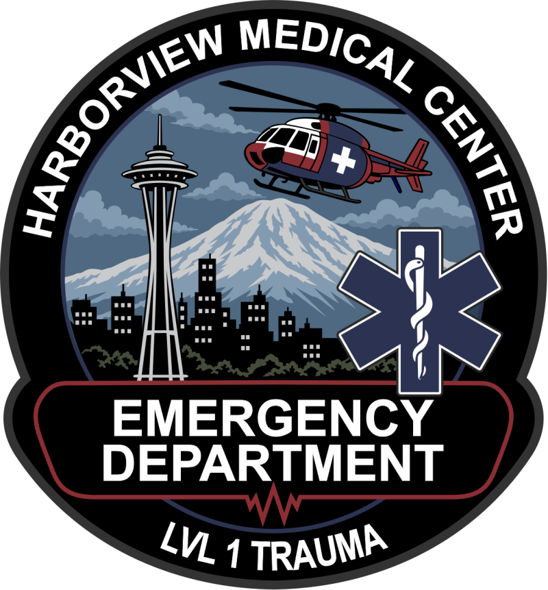 Harborview Medical Center "Emergency Department" LVL 1 Trauma Patch 