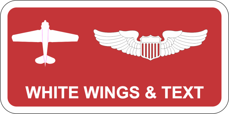 CAF Red Name Tag