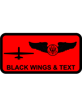 Image for 432 OG MQ-9 Red Name Tag